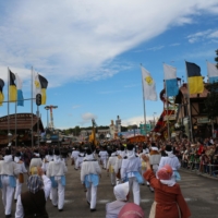 Ankunft auf der Wiesn