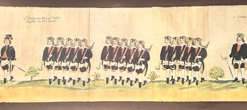 Aufzug zum Saturnusfest 1719, TU BA Freiberg